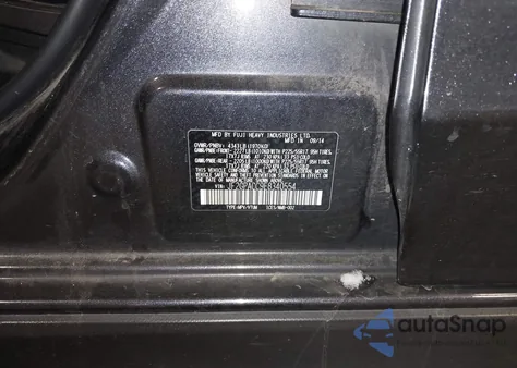 2014 Subaru Xv Crosstrek 2.0I Premium из США, поврежденный, VIN JF2GPACC9E8340554